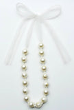 Mesh Pearl Necklace
