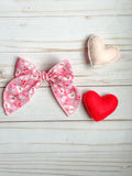 ISABELLE - Large Hand Tied Valentine Bow